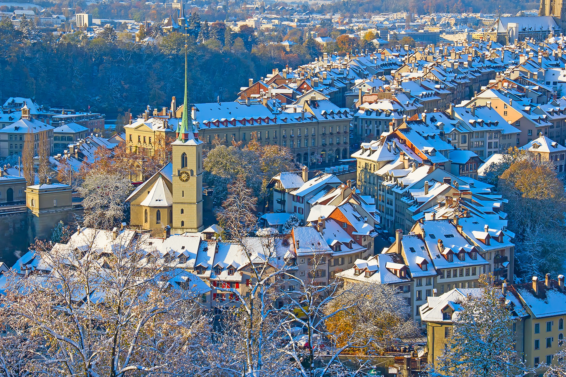 Ville de Berne hiver