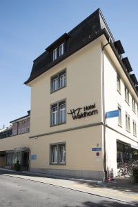 Entrée Waldhöheweg 2, Hôtel Waldhorn Berne