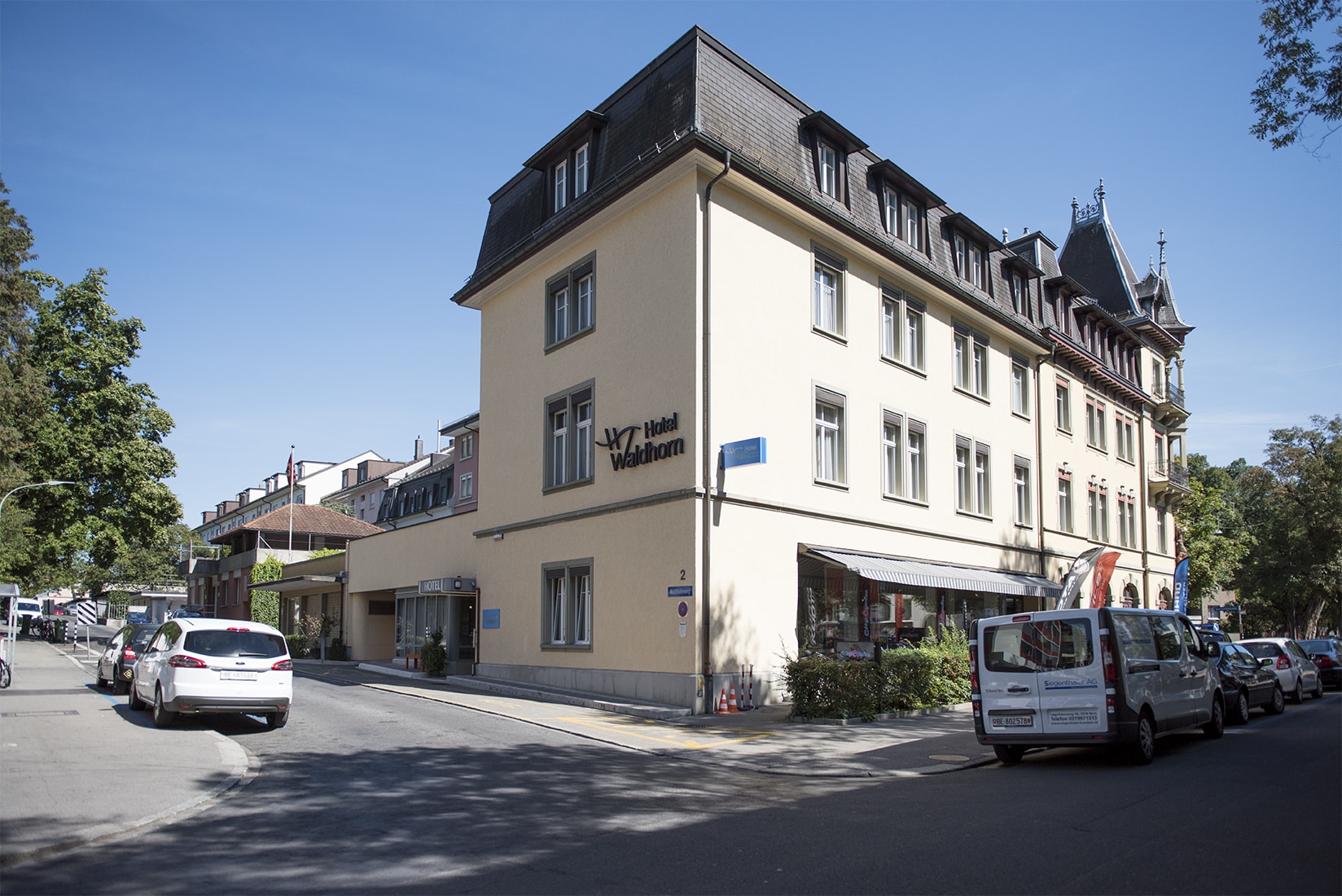 Bêtiment Hôtel Waldhorn Berne
